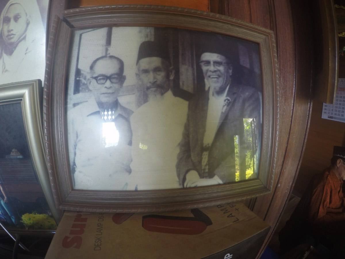 Historical figures photograph displayed at the Buya Hamka Museum