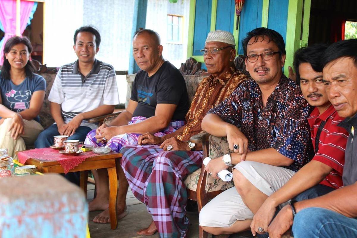 A view of Punaga village on the southern coast of South Sulawesi
