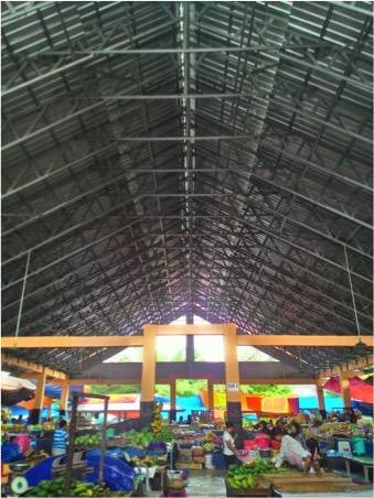The market's new roof